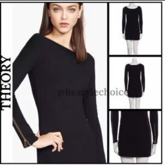 Theory Dresses & Skirts - Theory Women's Long Sleeve Black Dress